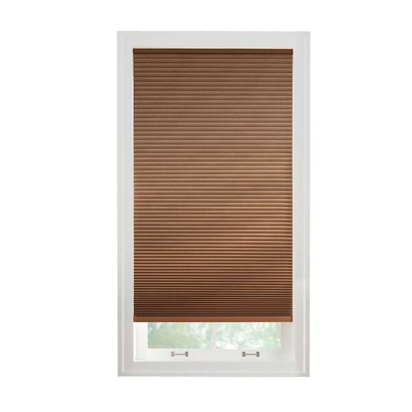 Home Decorators Collection Mocha Cordless Blackout Cellular Shade 30 25 In W X 64 L 10793478743230 - Home Decorators Collection Snow Drift Cordless Light Filtering Cellular Shade