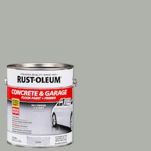 1 Gal. Armor Gray Satin 1-Part Epoxy Concrete Floor Interior/Exterior Paint (2-Pack)