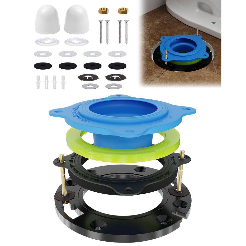 Elastic Wax Ring Toilet Flange Repair Kit, Premium Toilet Seal and Gasket Replacement for Toilet Repair price history on PriceWatchPro