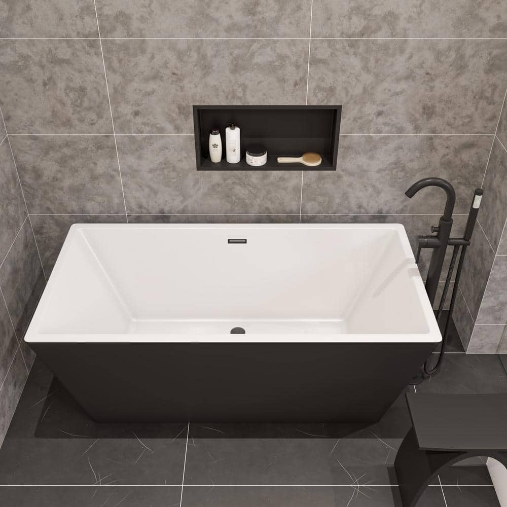 Matte Black Stainless Steel Wall Mount Shower Shelf