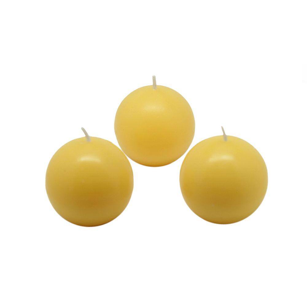 UPC 685024260014 product image for Zest Candle 2 in. Yellow Citronella Ball Candles (Box of 2) | upcitemdb.com