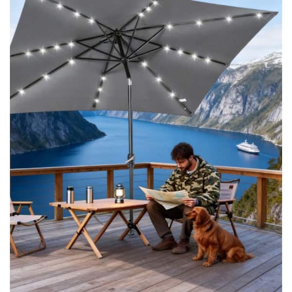 casainc patio umbrella Amazon.com : 6.5 X10 FT Solar LED Rectangular Market Table Umbrella Outdoor Aluminium Umbrella with Push Button Tilt and Crank for Garden Lawn Deck Backyard Pool-Beige : Patio, Lawn monogram_yes Abba Patio 11FT Lyon Color/Style:Brown A you dont need to