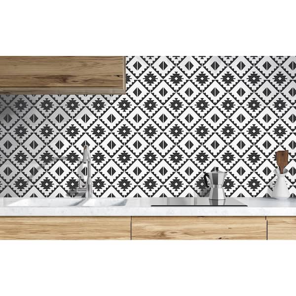 Southwest Tile Black Vinyl Strippable Roll (Covers 30.75 sq. ft.)