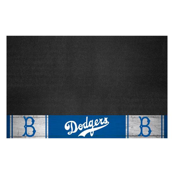 FANMATS 42 in. Brooklyn Dodgers Vinyl Grill Mat 1877 - The Home Depot