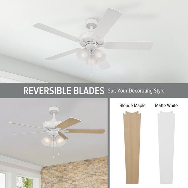 Designers Fountain Stellant 52 in. Indoor/Covered Outdoor Matte