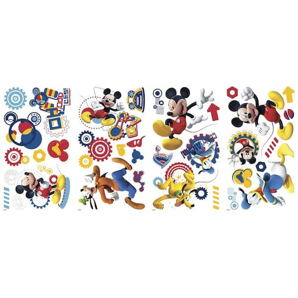 Have a question about RoomMates 5 in. x 19 in. Mickey & Friends - Mickey  Mouse Clubhouse Capers Peel and Stick Giant Wall Decal? - Pg 1 - The Home  Depot