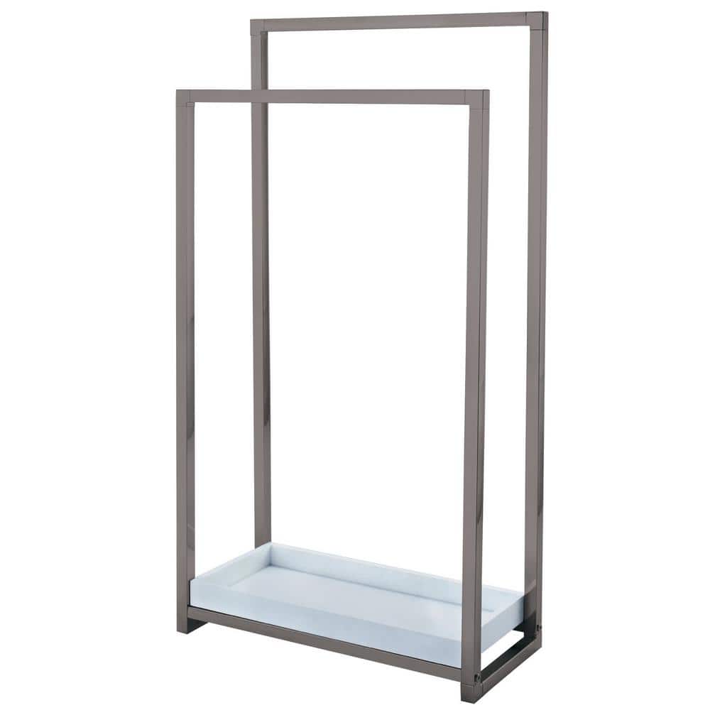 Edenscape Pedestal 2-Bar Towel Rack in Brushed Nickel price history on PriceWatchPro