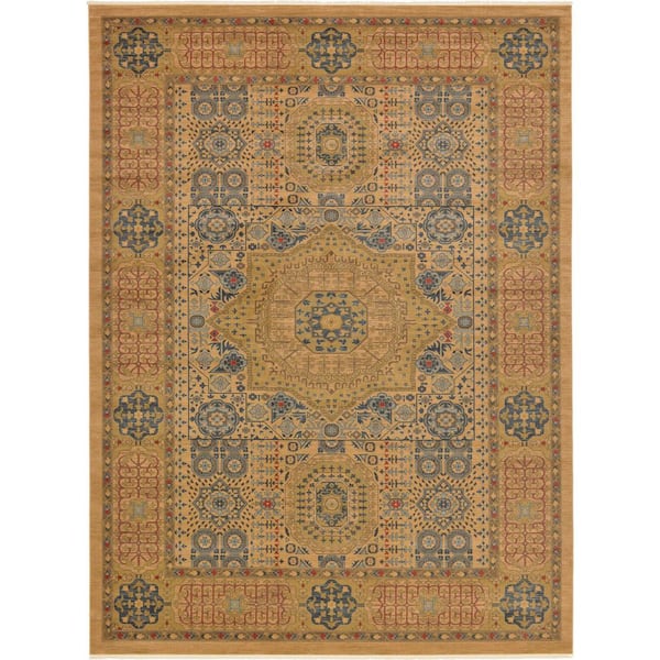 Unique Loom Palace Hamilton Beige 13' 0 x 18' 0 Area Rug