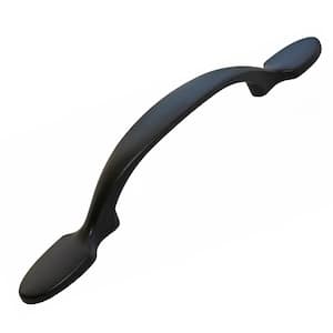 3 in. Center-to-Center Matte Black Classic Cabinet Pull (10-Pack)