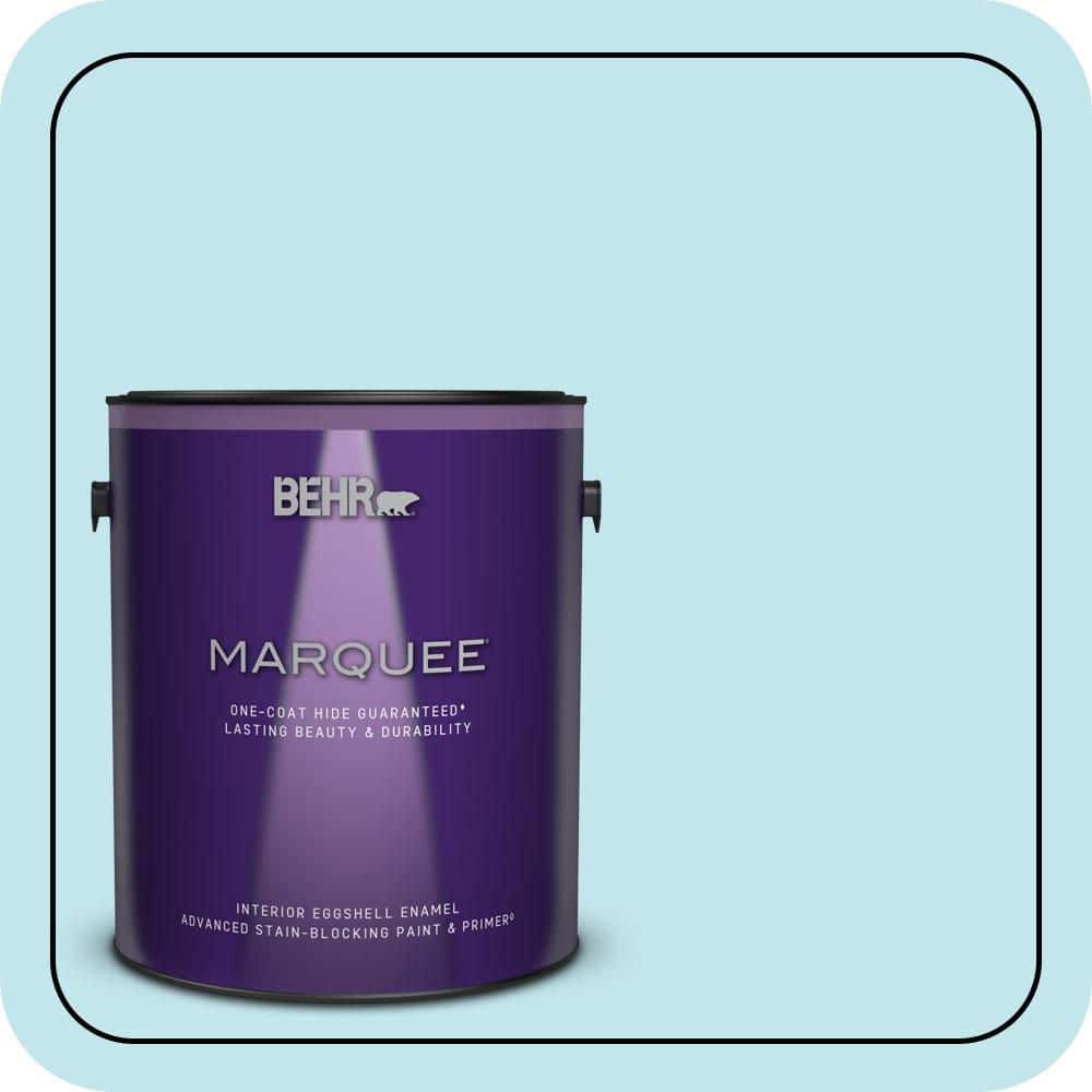 1 gal. #520A-2 Ice Flower Eggshell Enamel Interior Paint & Primer price history on PriceWatchPro