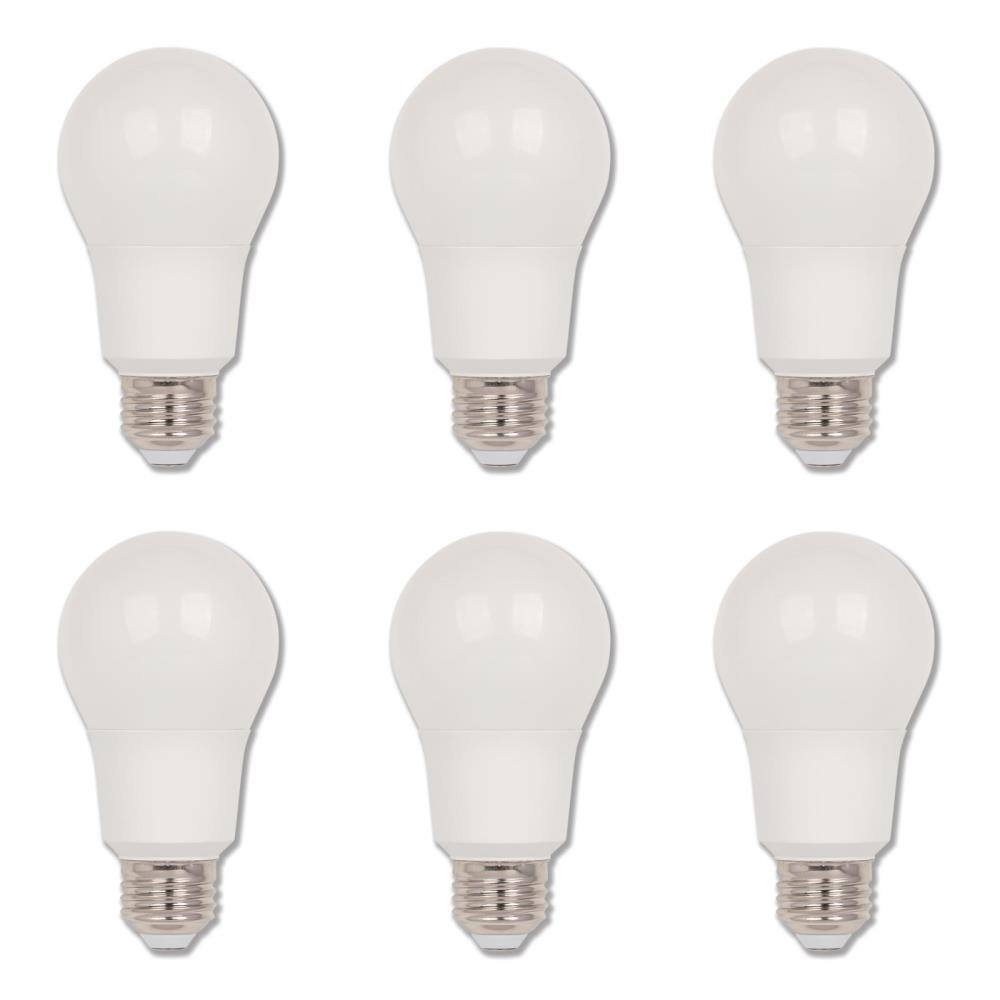 60-Watt Equivalent Omni A19 Dimmable ENERGY STAR LED Light Bulb Bright White Light (6-Pack) price history on PriceWatchPro
