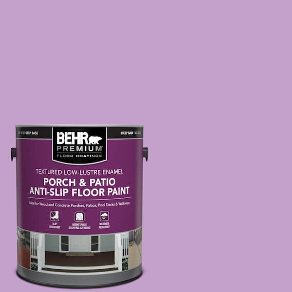 BEHR PREMIUM 1 gal. #P100-4 Lovers Knot Textured Low-Lustre Enamel Interior/Exterior Porch and Patio Anti-Slip Floor Paint