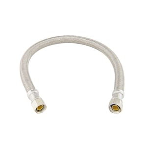 3/8 in. Compression x 3/8 in. Compresssion x 16 in. Braided Polymer Supply Line
