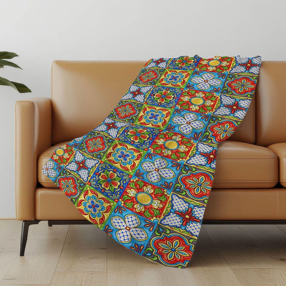 Premium Machine Washable ASB175 Kaleidoscope 50 in. x 70 in. Sherpa Throw Blanket price history on PriceWatchPro