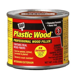 Plastic Wood 4 Oz. Golden Oak Solvent Wood Filler