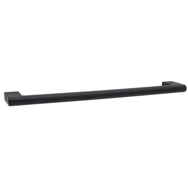 Vail 8 in. (203 mm) Center-to-Center Modern Matte Black Bar Drawer Pull