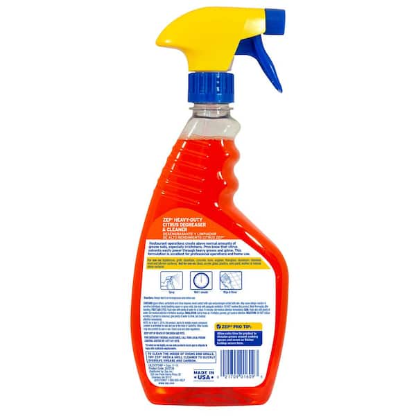 ECOLAB 32 fl. oz. Heavy-Duty Citrus Degreaser and Cleaner (4-Pack)  7700444C4 - The Home Depot