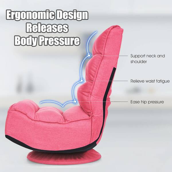 Pink floor best sale gaming chair