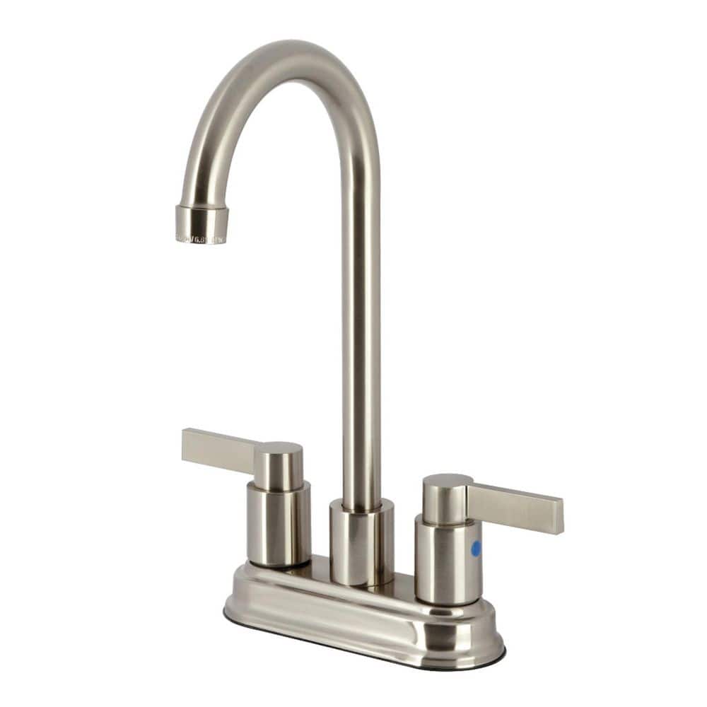 NuvoFusion Double Handle Bar Faucet in Brushed Nickel price history on PriceWatchPro
