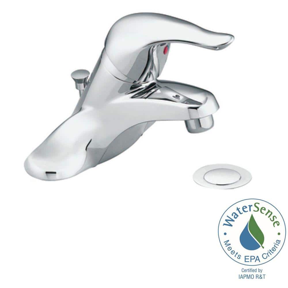 Chateau Chrome Single Handle Centerset Bathroom Faucet