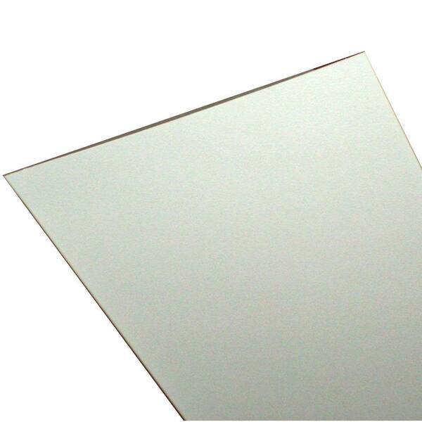 ZipUP Serrated White 8 ft. x 1 ft. Lay-in Ceiling Panel