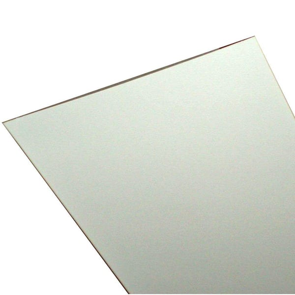 ZipUP Embossed White 12 ft. x 1 ft. Lay-in Ceiling Panel