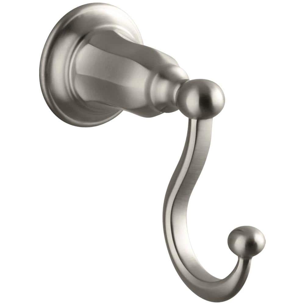 KOHLER Kelston Single Robe Hook in Vibrant Brushed Nickel K13505BN