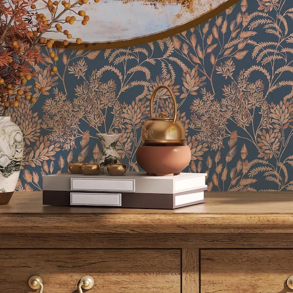 Tempaper Cynthia Rowley for Tempaper 60-sq ft Black and Gold Vinyl  Chinoiserie Self-adhesive Peel and Stick Wallpaper in the Wallpaper  department at