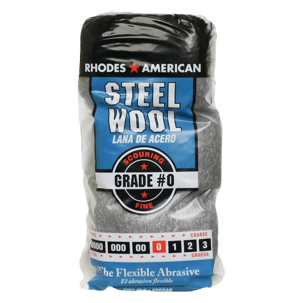 Rhodes American 12 pad Assorted Grades 2-Pack 2-Pack Steel Wool 12 pad Assorted Grades 