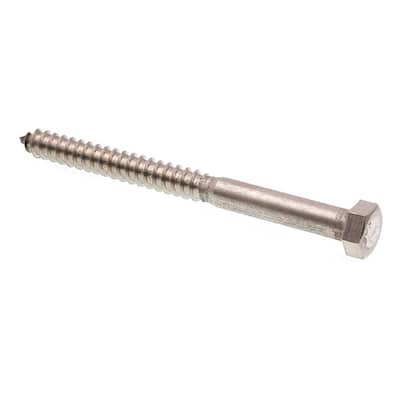 DIN 571 Hex Head Lag Screw Bolts A2 Stainless Steel 800 pcs M6 X 25mm Metric 