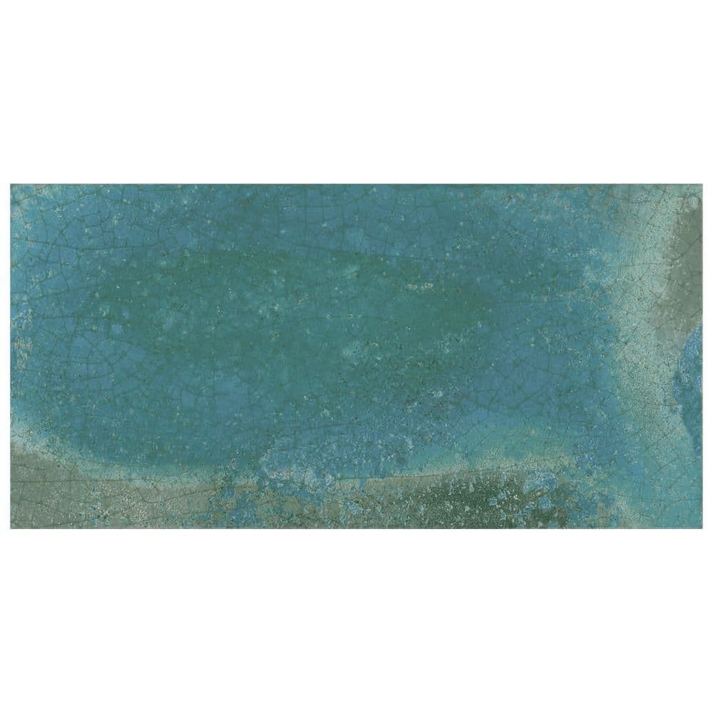 Atelier Volcan Green 5 in. x 9 in. Porcelain Floor and Wall Take Home Tile Sample price history on PriceWatchPro