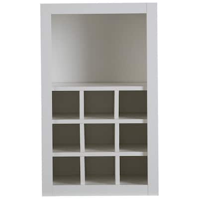 Benton Ready-to-Assemble 18x30x12 in. Flex Wall Cabinet with Shelves and Dividers in White
