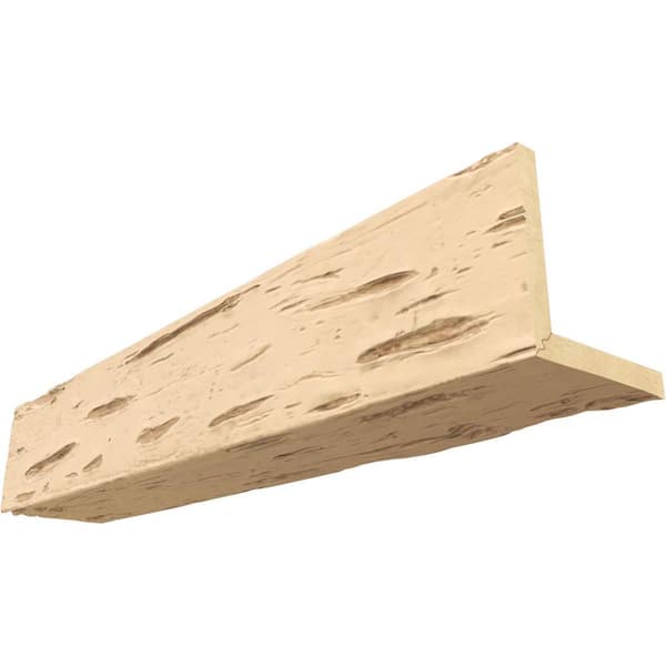 Ekena Millwork Endurathane 6 in. H x 4 in. W x 8 ft. L Pecky Cypress Sonora Desert Faux Wood Beam