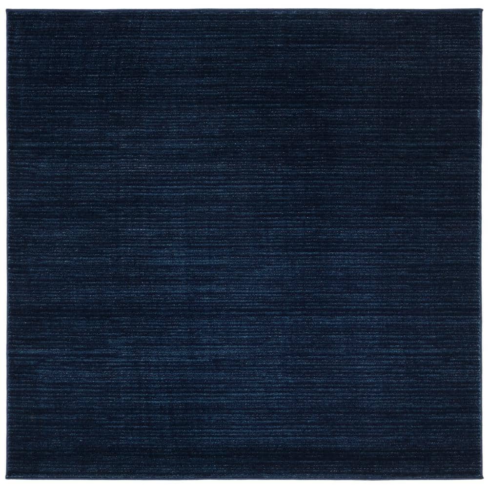 Vision Navy 8 ft. x 8 ft. Solid Marle Square Area Rug price history on PriceWatchPro