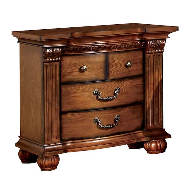 Bellagrand Antique Tobacco Oak Night Stand