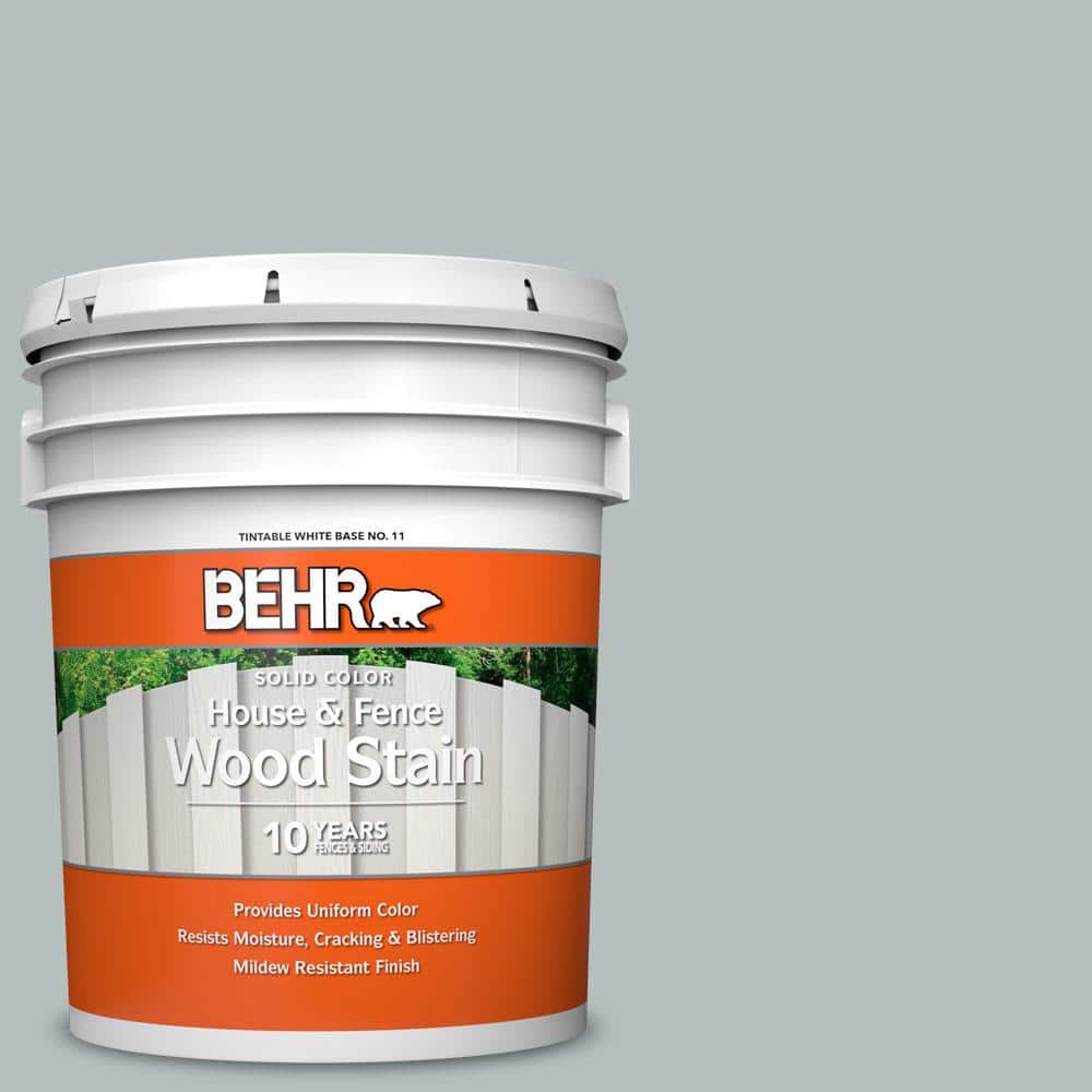 5 gal. #720E-3 Rocky Mountain Sky Solid Color House and Fence Exterior Wood