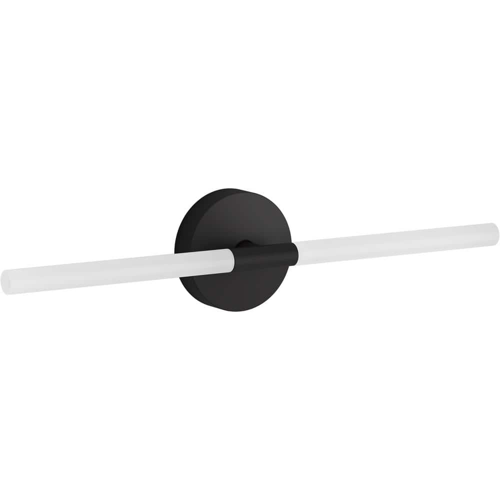 Components Polished Chrome 24" LED Dimmable Sconce with Frosted Glass