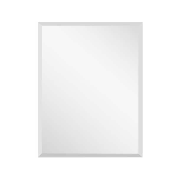 HBEZON 23 in. W x 30 in. H Medium Rectangular Black Aluminum Recessed/Surface Mount Medicine Cabinet with Mirror, 3 Shelves