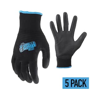 Large TRAX Extreme Grip Work Gloves (5-Pack)