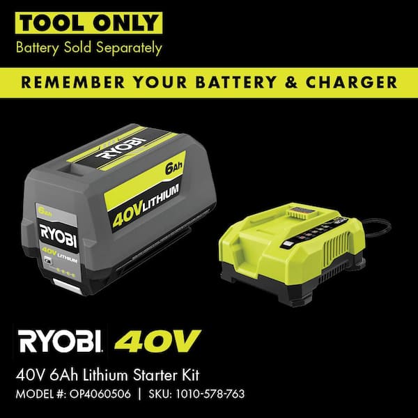 RYOBI 40V HP Brushless 20 in. Cordless Battery Walk Behind Push Mower (Tool  Only) RY401017BTL - The Home Depot