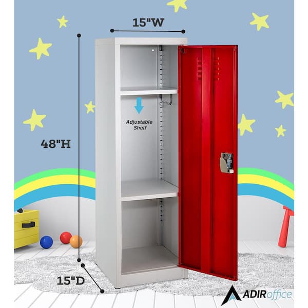 Pataku Lockers For Employees, Grey Lockers With Lockable Doors, Sports