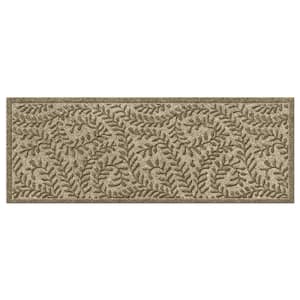 Waterhog Boxwood Camel 30 in. x 97 in PET Polyester Indoor Outdoor Runner Doormat