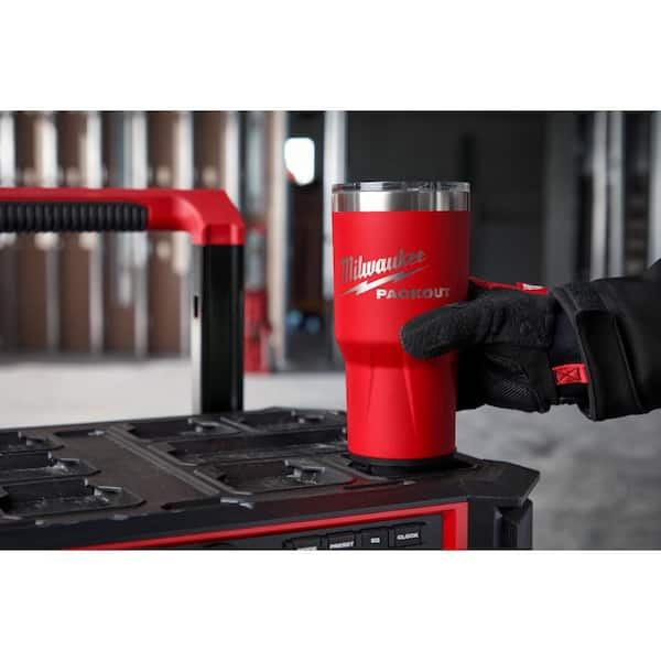 Milwaukee PACKOUT Red 30 oz. Tumbler 2PK, Modular Tool Storage Systems