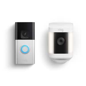 Video Doorbell Battery Plus with Spotlight Cam Battery, White