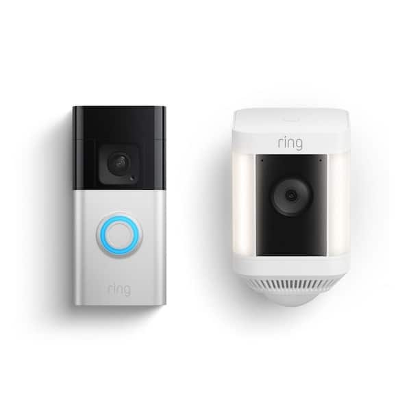 Ring Video Doorbell Battery Plus with Spotlight Cam Battery, White