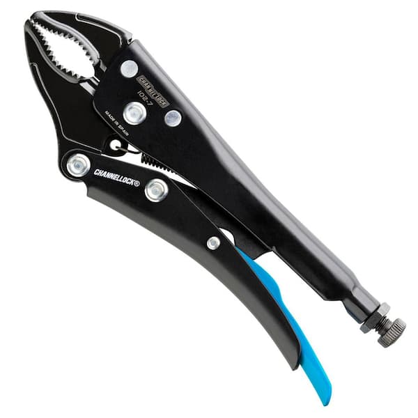 Channellock 7 in. Locking Pliers, Curved Jaw