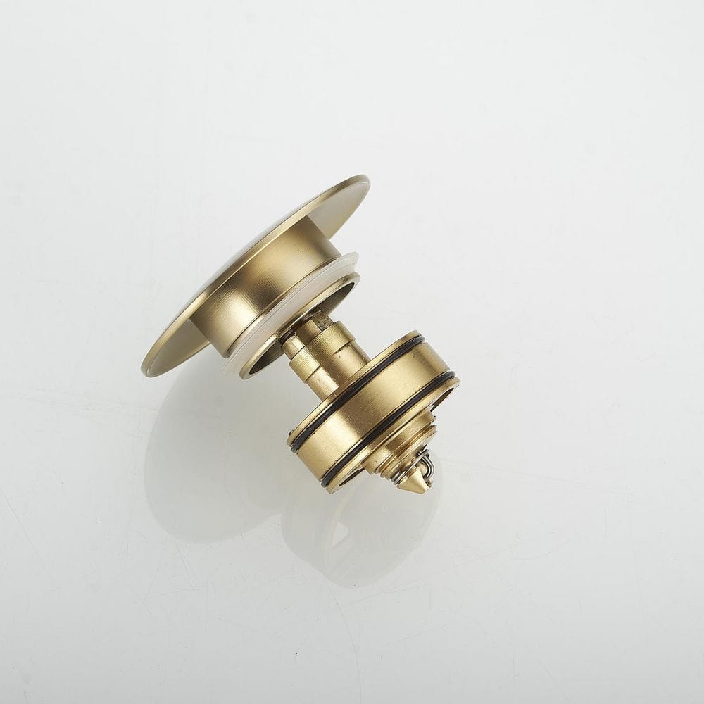 Brushed Gold Bathroom Sink Pop-Up Drain Assembly