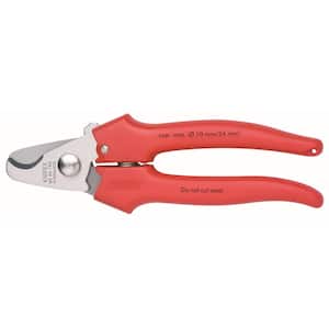 6-1/2 in. Combination Shears with Extrusion Plastic-Coated Handles