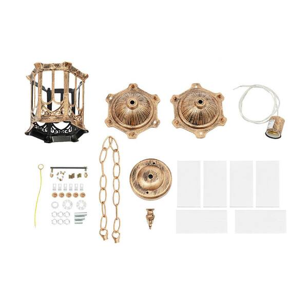 OUKANING 1-Light Modern Classic Indoor/Outdoor Bronze Waterproof