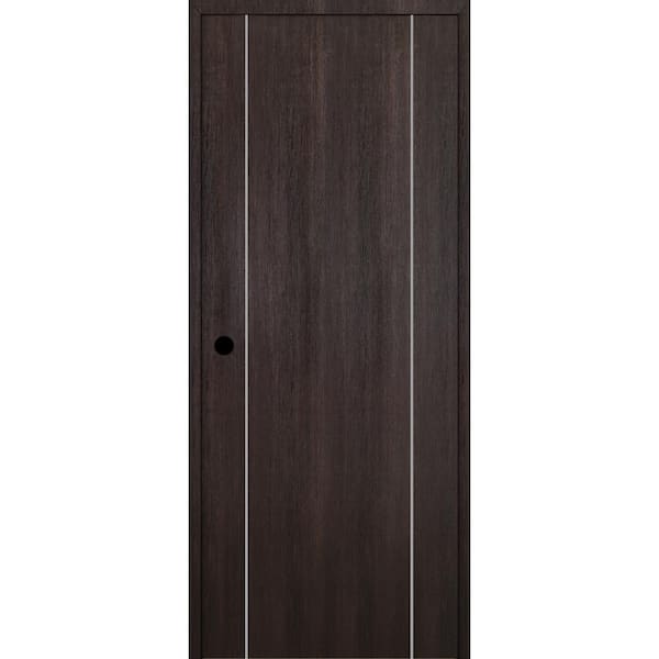 Belldinni Optima 2U DIY-Friendly 24 in. x 80 in. Right-Hand Solid Core Veralinga Oak Composite Single Prehung Interior Door